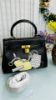 Picture of Spring Lock PU Leather Side Purse Smooth & Sleek Surface Hand Bag 