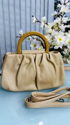 Picture of Smooth & Sleek Surface Hand Bag PU Leather Purse Hand Purse 