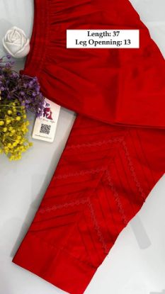 Picture of Stylish Cotton Pant With Lace