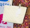 Picture of DAVIDJONES Puffy Surface Leather Bag Light Weight Ladies Tote Bag
