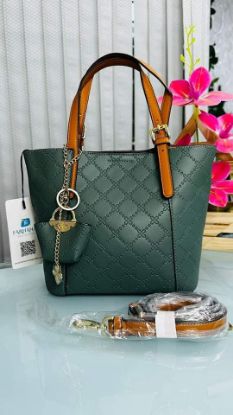 Picture of Zigzag leather Bags for women with Pandant CLOROX Brand 