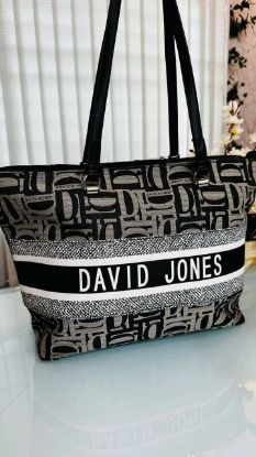 Picture of DAVIDJONES Fabric Bag Light Weight Ladies Tote Bag