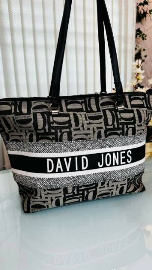 Picture of DAVIDJONES Fabric Bag Light Weight Ladies Tote Bag