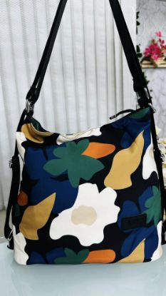 Picture of Fabric Backpack & Side Carry Bag Stylish Bag BSTO