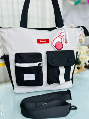 Picture of Jun Ru MR. DIN TREND Fabrics Tote Bag
