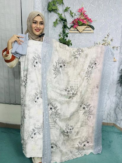 Picture of Indian Boutiqe Cotton Unstitched Three Piece