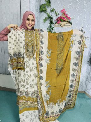Picture of RELSSA  Chinon Unstitched Three Piece