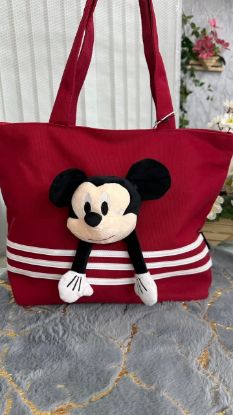 Picture of Hello KeKe chili Red canvas Tote Bag