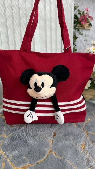 Picture of Hello KeKe chili Red canvas Tote Bag