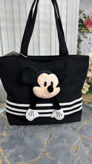 Picture of Hello Keke back canvas tote bag