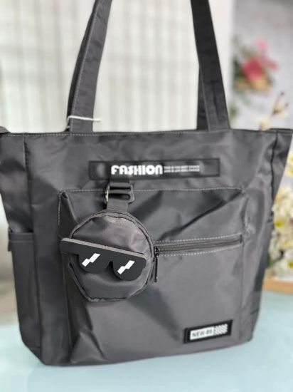 Picture of Hellokeke Charcoa  parachute fabrics Tote Bag