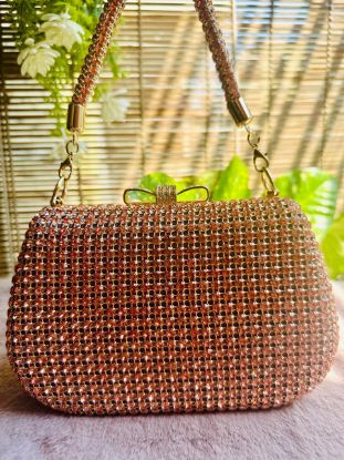 Picture of Alvee Champagne Stone Party Bag