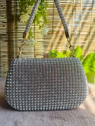 Picture of Alvee Silver Stone Party Bag