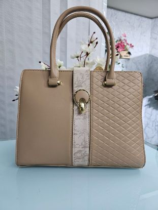 Picture of SAMIQI Khakhi ladies Official Handbag.