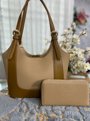 Picture of CHRISBELLA BRAND BROWN TOTE BAG 