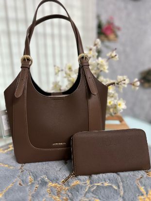 Picture of CHRISBELLA BRAND CHOCOLATE TOTE BAG 