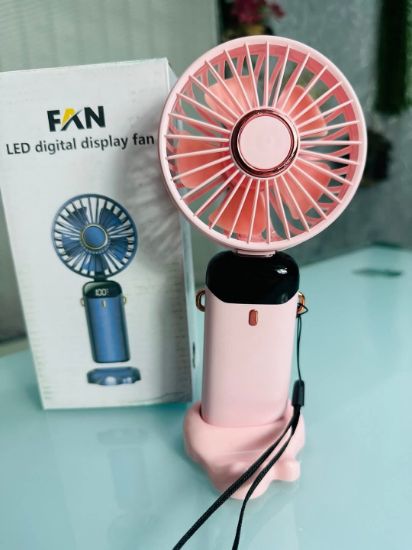 Picture of LED Digital Display Fan Pink