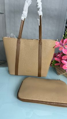 Picture of Chrisbella Brand Khaki Tote Bag 
