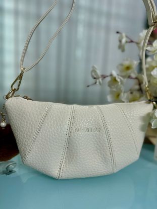 Picture of FASHION & BAGS SIDE CAARRY LEATHER  WHITE BAG 