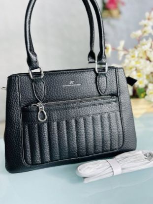 Picture of Afa Fashion Luggage Premium Step Leather Black Bag