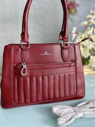 Picture of Afa Fashion Luggage Premium Step Leather Maroon Bag