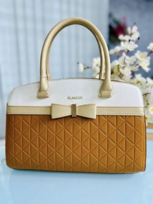 Picture of Glamor Premium  Quality Leather Brown Bag