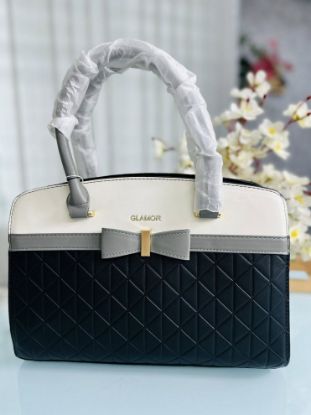 Picture of Glamor Premium  Quality Leather Black Bag