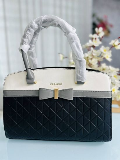 Picture of Glamor Premium  Quality Leather Black Bag