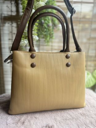 Picture of Tao Le Yu Premium Leather Hand Caramel Bag 