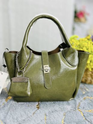 Picture of Louis Rebecca Soft Leather Olive Bag 