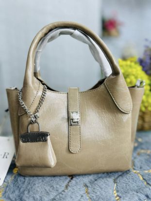 Picture of Louis Rebecca Soft Leather Khaki Bag