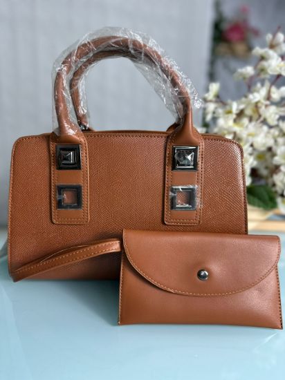 Picture of Stylish Ladies Brown Hand Bag 
