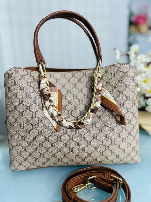 Picture of OSA MILAM Brand  Premium Quality Ladies Brown Bag