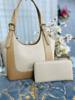 Picture of CHRISBELLA BRAND BEIGE TOTE BAG 