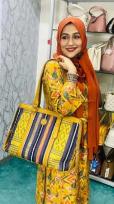Picture of Diana Korr DK Bags For Women Fabric Tote Yellow  Bag