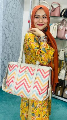 Picture of Diana Korr DK Bags For Women Fabric Tote Off White Bag
