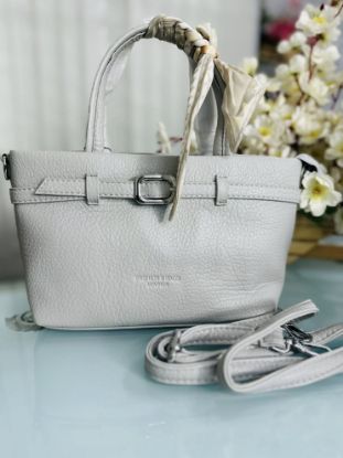 Picture of Fashion & Bags Premium Leather Gray Colour Bag