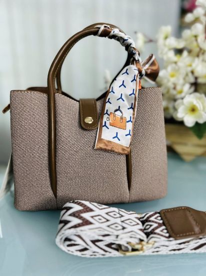 Picture of High Quality Stylish Hand Khaki Bag
