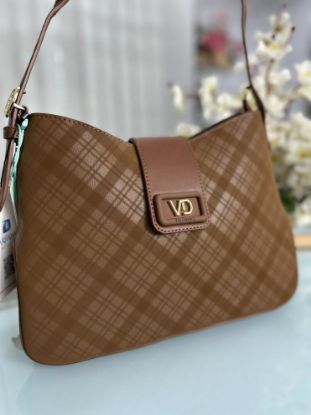 Picture of Valendee VD Premium Leather Shoulder Bag Brown Colour 