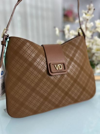Picture of Valendee VD Premium Leather Shoulder Bag Brown Colour 