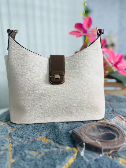 Picture of Aibeini  Synthetic Leather Shoulder Off White Colour Bag 