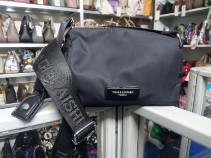 Picture of YGLS & LEATHER Parachute Fabrics Shoulder purse Black 