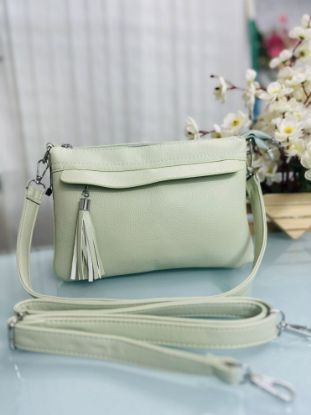 Picture of Chandrica   Synthetic Leather Regular Shoulder Green Bag