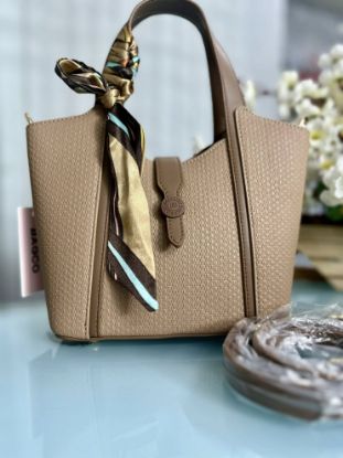 Picture of Bagco  PU Leather Premium Brown Bag 