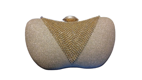 Picture of Lace & Stone Daimond Mini Purse & Party Golden Bag 