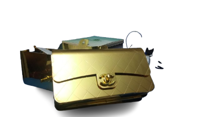 Picture of CHANEL  Still Gold Purse Bag 