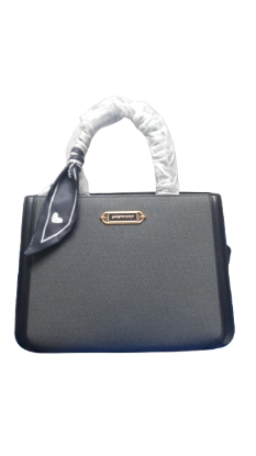 Picture of Christina & Olk Fabrics & Leather Mix Premium Black Bag 