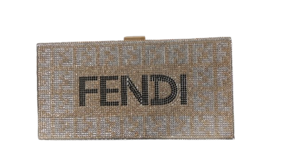Picture of FENDI  High Quality Premium Daimond Dolar Gold Bag 