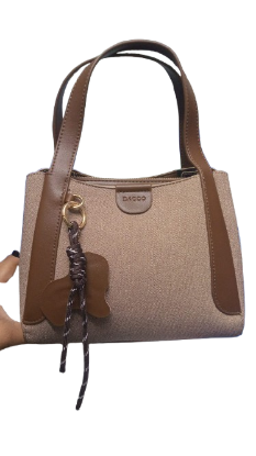 Picture of Bagco Mini Hand Brown Premium Leather Bag 