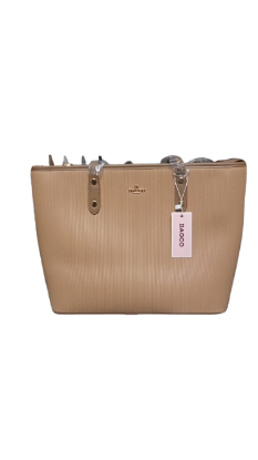 Picture of Bagco Fashion  Stape Premium Leather Beige Bag 